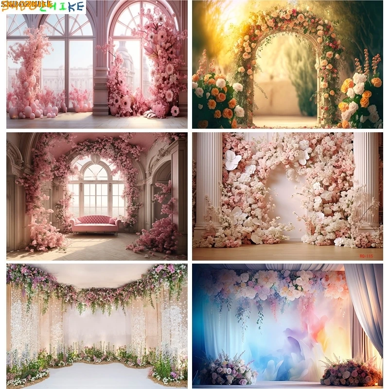 Vinyl Custom Wedding Interior Decor Abundance Of Flowers Background Valentine's Day Love Studio Photography Backdrops RQ-24
Vinyl Custom Wedding Interior Decor Abundance Of Flowers Background Valentine's Day Love Studio Photography Backdrops RQ-24