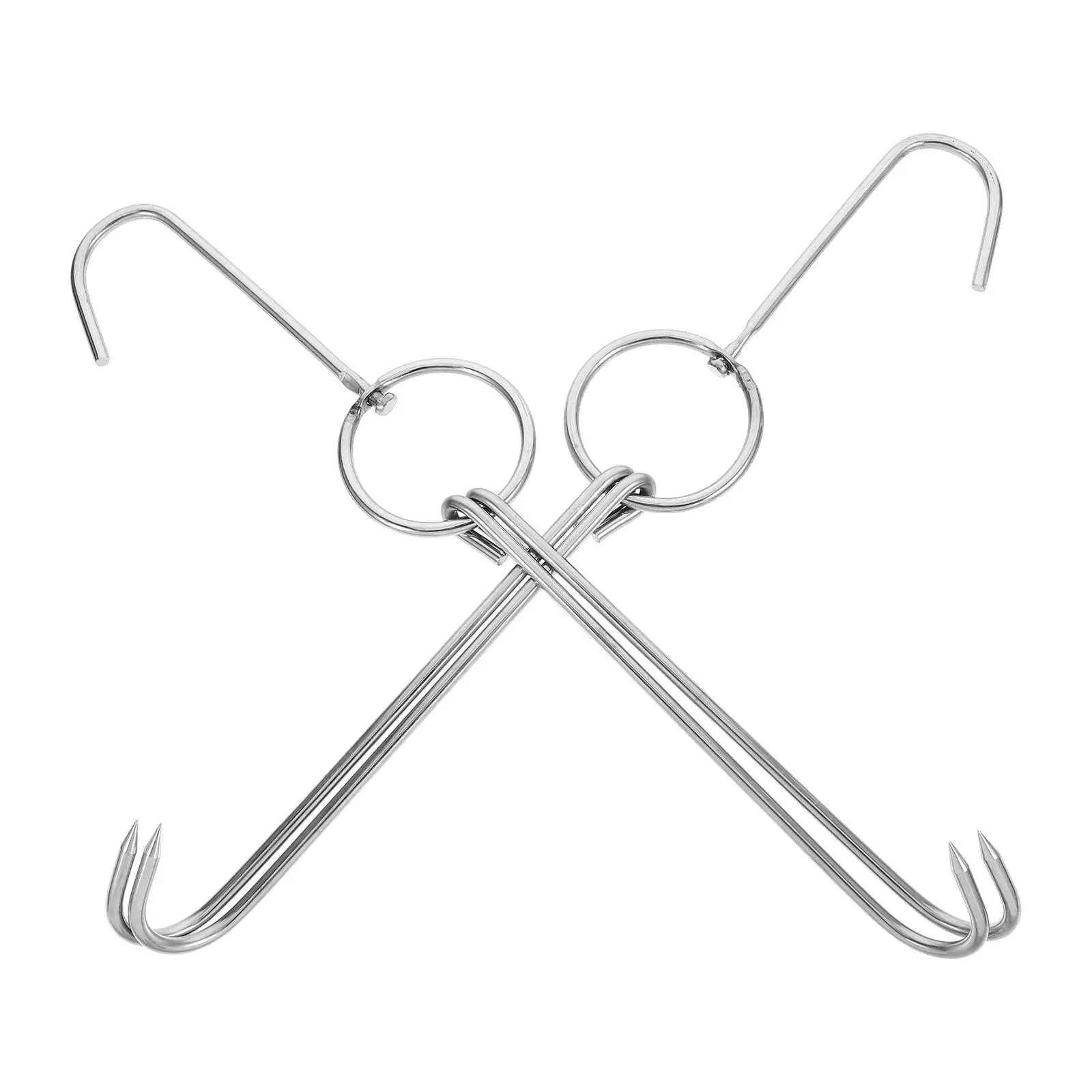 2pcs Stainless Steel Hooks for Hanging BBQ Grill Meat Duck Large Rib Bacon Hanger Silver Utensils Practical
2pcs Stainless Steel Hooks for Hanging BBQ Grill Meat Duck Large Rib Bacon Hanger Silver Utensils Practical