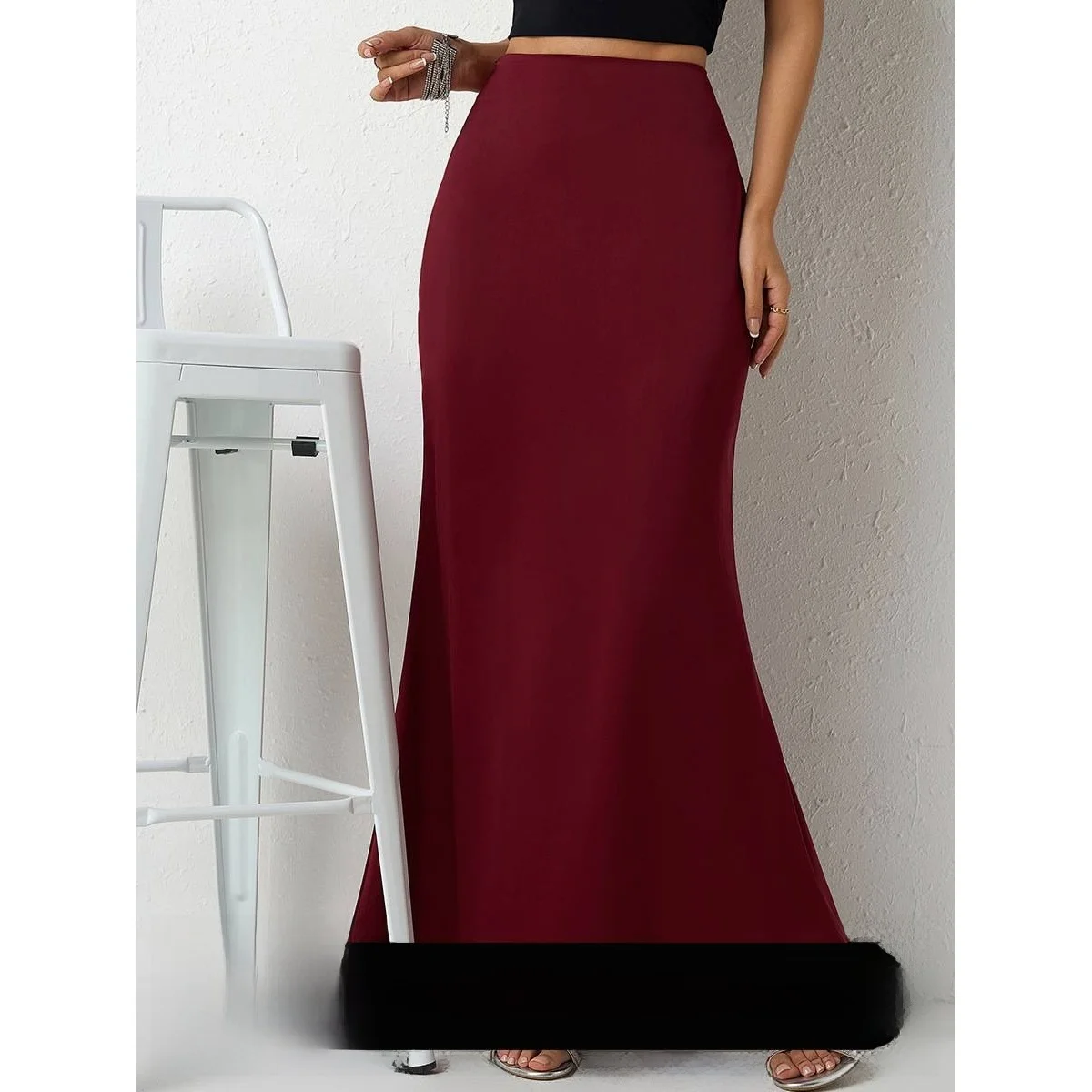 Cross-Border Satin Half Skirt Spring Summer New Long Skirts Commute Style Metal Coated Fiber Fabric Large Skirt
Cross-Border Satin Half Skirt Spring Summer New Long Skirts Commute Style Metal Coated Fiber Fabric Large Skirt