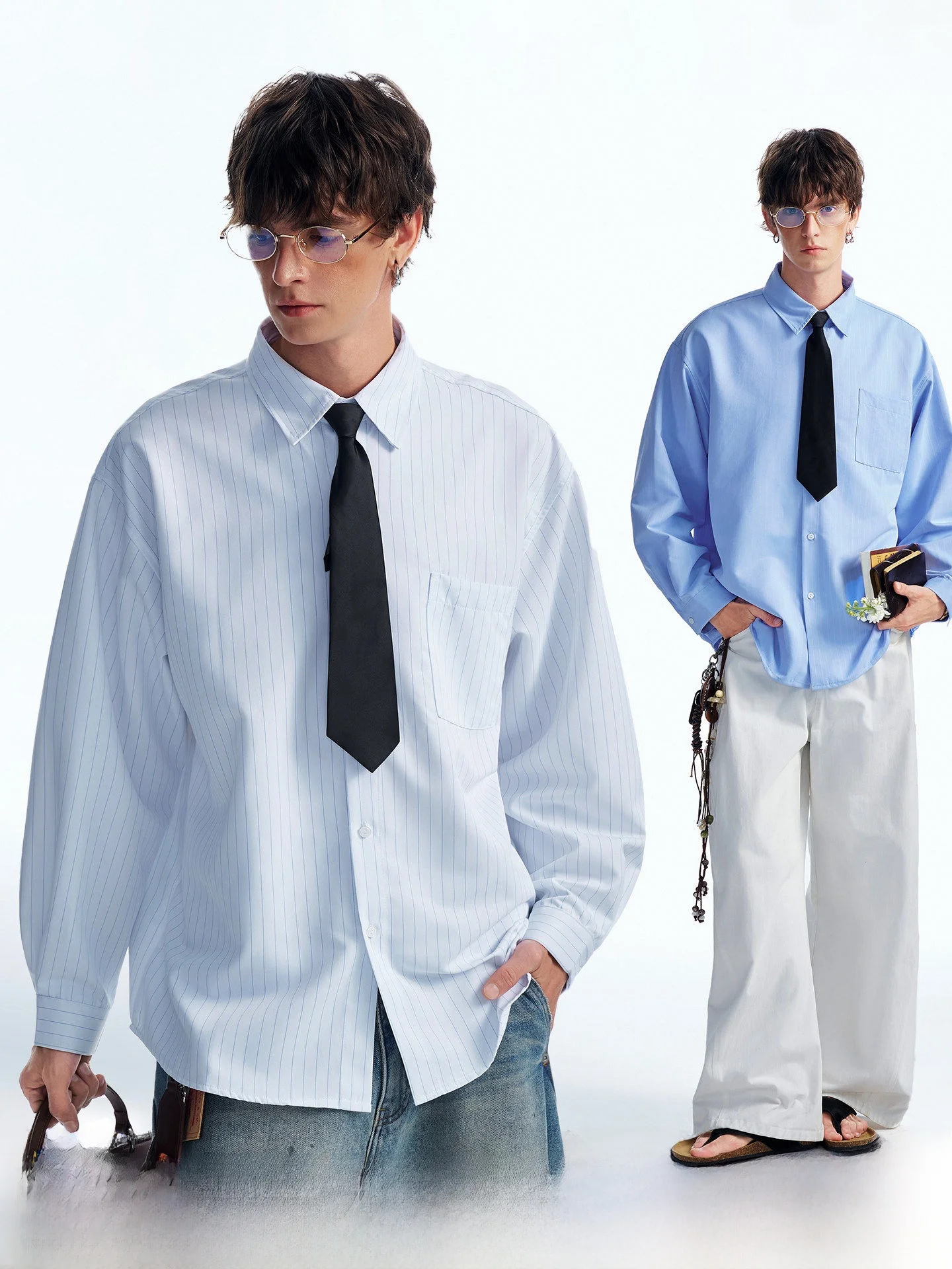 Minimalist Striped Long Sleeve Men's Shirt Spring High Intelligence Sensation Tie Cuff Shirt Breathable Comfortable Polyester...
Minimalist Striped Long Sleeve Men's Shirt Spring High Intelligence Sensation Tie Cuff Shirt Breathable Comfortable Polyester...