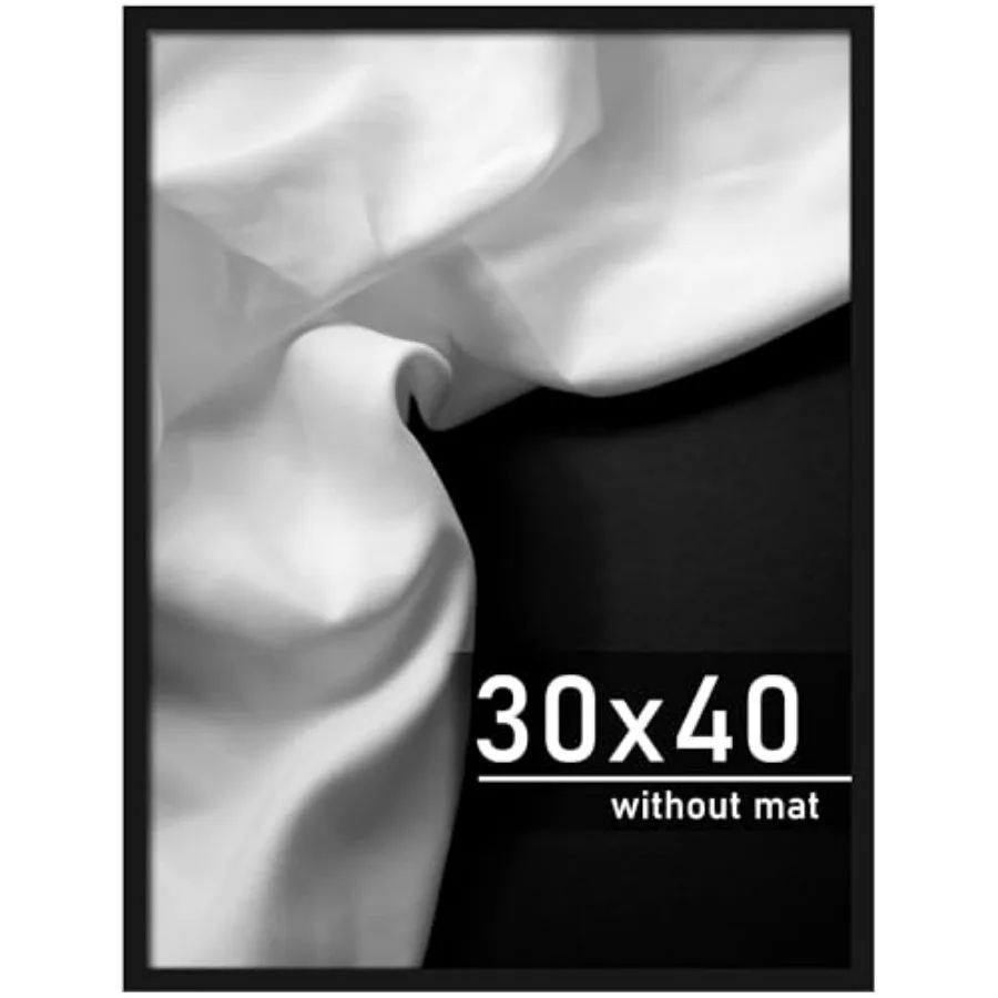 30x40 Poster Frame, Engineered Wood Picture Frame for Horizontal or Vertical Wall Mounting and Displaying Artwork Photos, 1 Pac
30x40 Poster Frame, Engineered Wood Picture Frame for Horizontal or Vertical Wall Mounting and Displaying Artwork Photos, 1 Pac