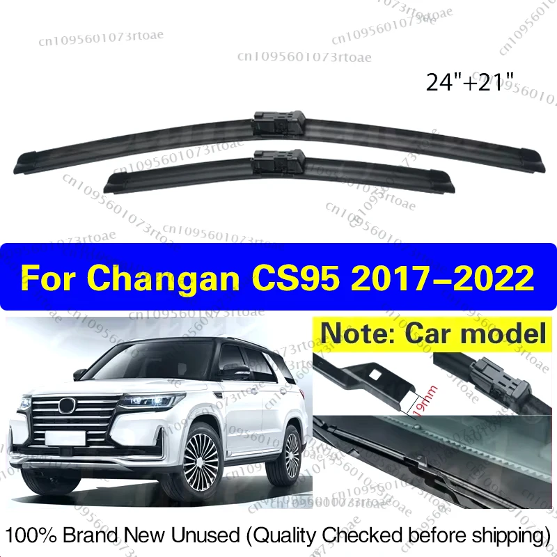 For Changan CS95 2017 - 2022 Wiper Front Wiper Blades Windshield Windscreen Clean Window Car Rain Brushes 24"21" Car Accessories
For Changan CS95 2017 - 2022 Wiper Front Wiper Blades Windshield Windscreen Clean Window Car Rain Brushes 24"21" Car Accessories