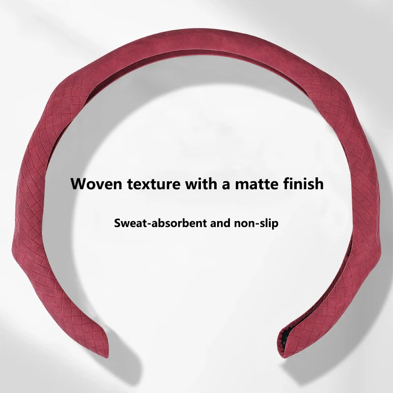Universal All Season Breathable Steering Wheel Cover High-End Suede 5D Card Style Car Handle Cover Auto Steering Covers
Universal All Season Breathable Steering Wheel Cover High-End Suede 5D Card Style Car Handle Cover Auto Steering Covers