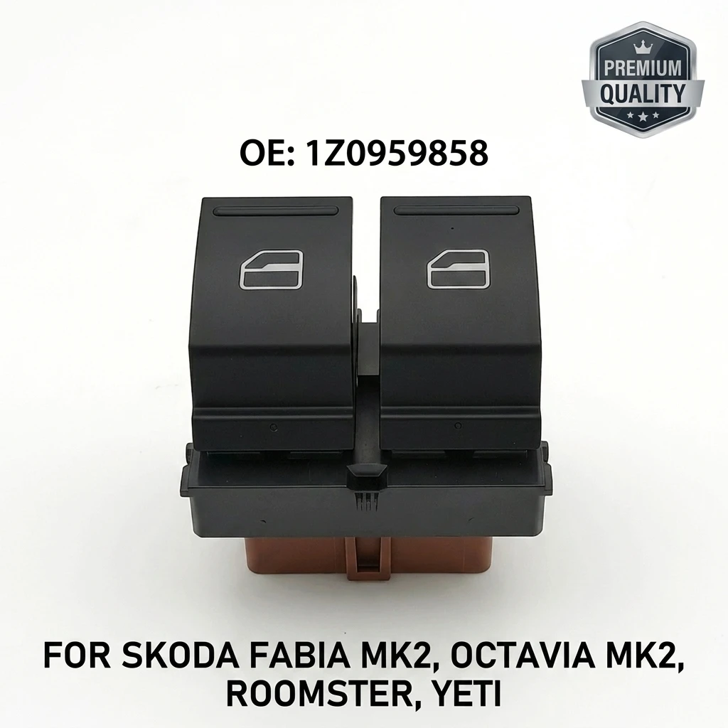 1Z0959858 Power Window Double Switch Button for Skoda Fabia MK2 Octavia MK2 Yeti Roomster Driver Side 4-Pin 1Z0 959 858
1Z0959858 Power Window Double Switch Button for Skoda Fabia MK2 Octavia MK2 Yeti Roomster Driver Side 4-Pin 1Z0 959 858