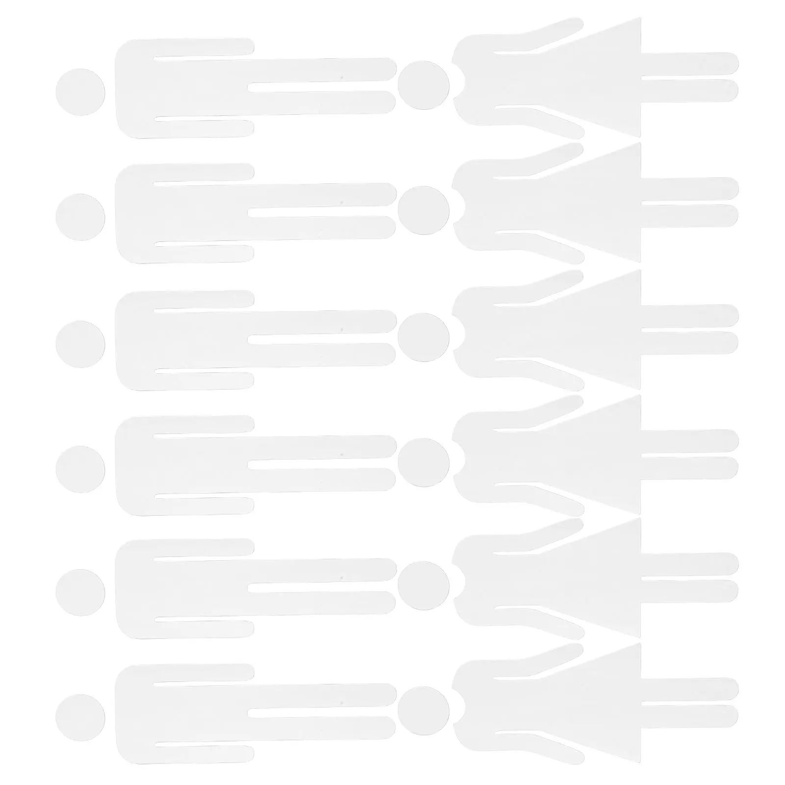 Unisex Bathroom Sign 20Cm Acrylic Toilet Plate Self Adhesive For Door Office Washroom Men Women Wc Schild Decor
Unisex Bathroom Sign 20Cm Acrylic Toilet Plate Self Adhesive For Door Office Washroom Men Women Wc Schild Decor