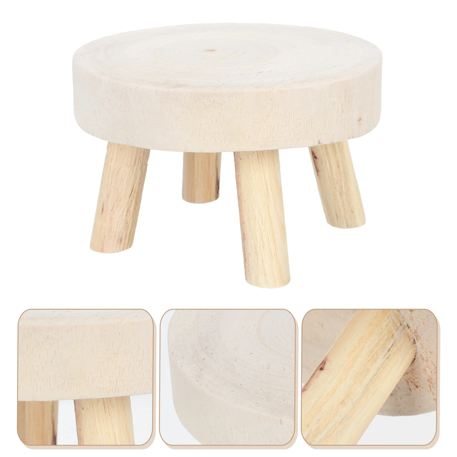 Plant Small Round Stool Balcony Decor Succulents Wood Holder Display Rack Vertical Planter Flower Stand
Plant Small Round Stool Balcony Decor Succulents Wood Holder Display Rack Vertical Planter Flower Stand