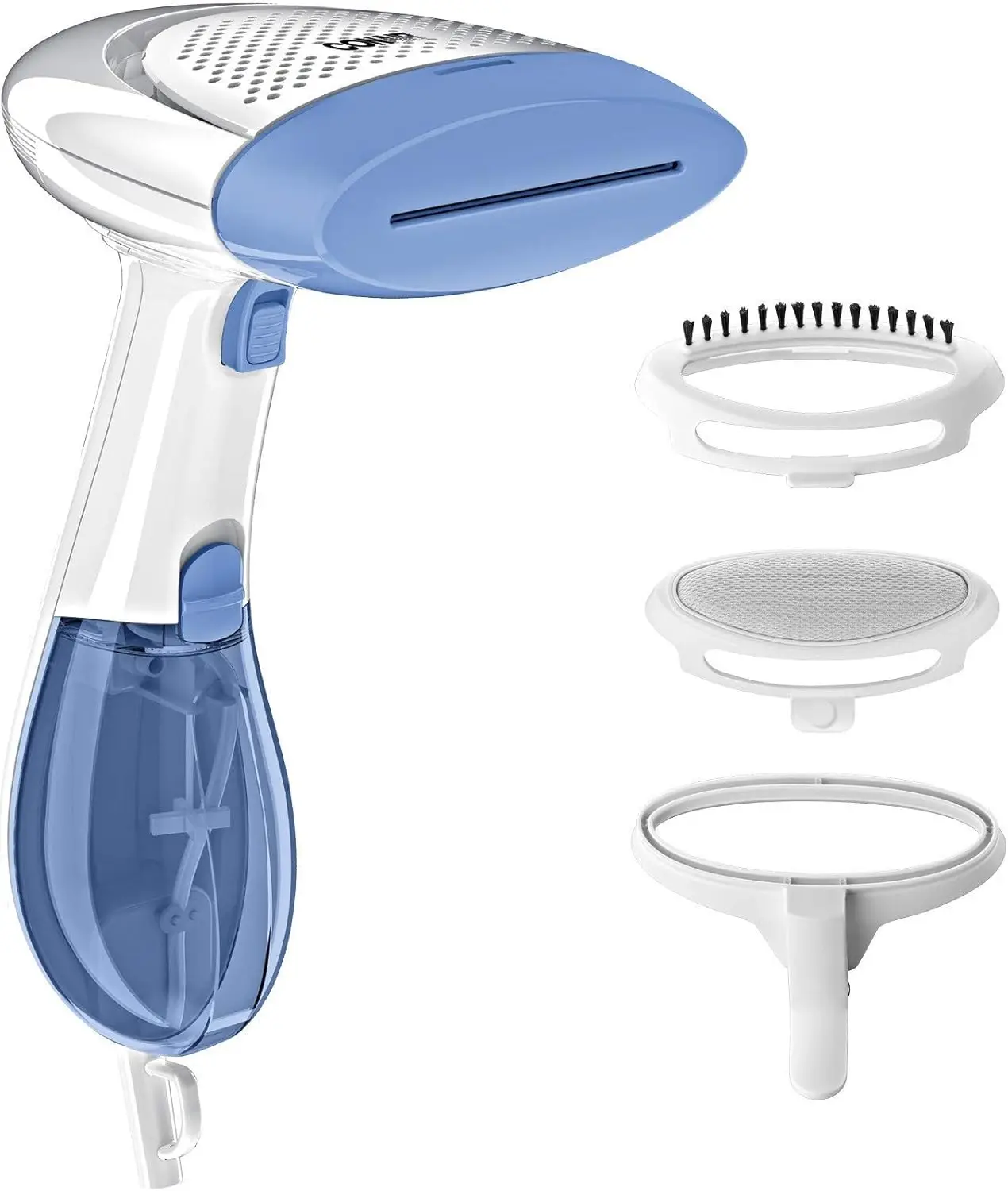 Portable Handheld Garment Steamer, 1200W Extreme Steam for Clothes, White/Blue Design
Portable Handheld Garment Steamer, 1200W Extreme Steam for Clothes, White/Blue Design