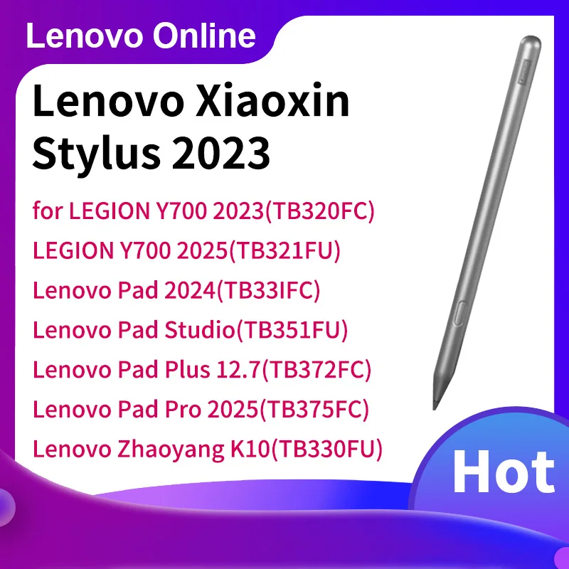Original Lenovo Xiaoxin Stylus 2023 for Legion Y700 2023 Pad 2024 Write Against False Touch Bluetooth
Original Lenovo Xiaoxin Stylus 2023 for Legion Y700 2023 Pad 2024 Write Against False Touch Bluetooth