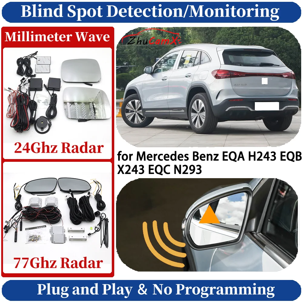 Blind Spot Monitoring/Detection System for Mercedes Benz EQA H243 EQB X243 EQC N293 Night Driving Side Lane Change Safe Assist
Blind Spot Monitoring/Detection System for Mercedes Benz EQA H243 EQB X243 EQC N293 Night Driving Side Lane Change Safe Assist