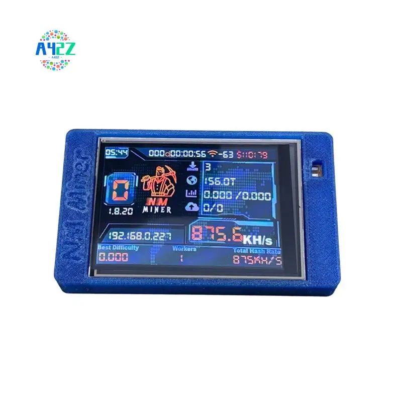 A42Z-Nerdminer V2 Nmminer BTC Bitcoin Lottery Miner 2.8-Inch Display 1060KH/S Solo Crypto Mining Machine Home Use
A42Z-Nerdminer V2 Nmminer BTC Bitcoin Lottery Miner 2.8-Inch Display 1060KH/S Solo Crypto Mining Machine Home Use