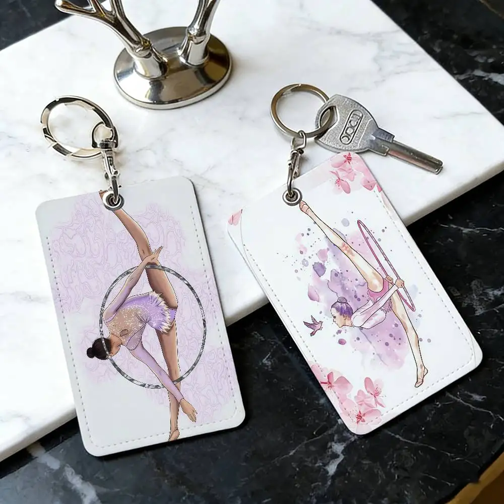 Gymnast Gymnastics Card Holder Men And Womenn Universal Antirust Keychain PU Learther Access Drop Key Tag Ring
Gymnast Gymnastics Card Holder Men And Womenn Universal Antirust Keychain PU Learther Access Drop Key Tag Ring