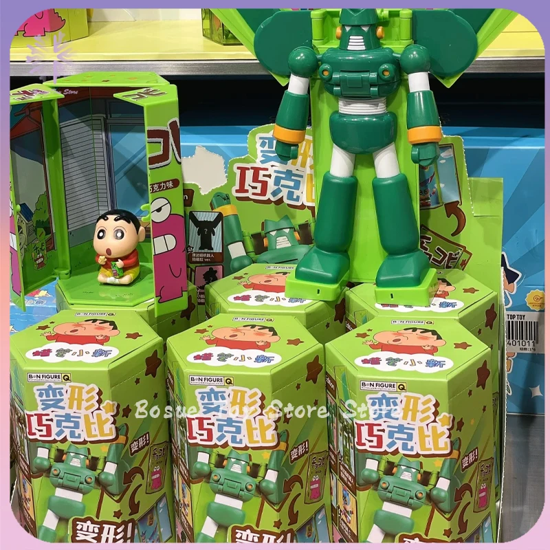 Original BNFIGUREQ Crayon Shin-Chan Deformation Chocobi Series Blind Box Kantamu・robo Trendy Toy Anime Doll Ornaments Gift
Original BNFIGUREQ Crayon Shin-Chan Deformation Chocobi Series Blind Box Kantamu・robo Trendy Toy Anime Doll Ornaments Gift
