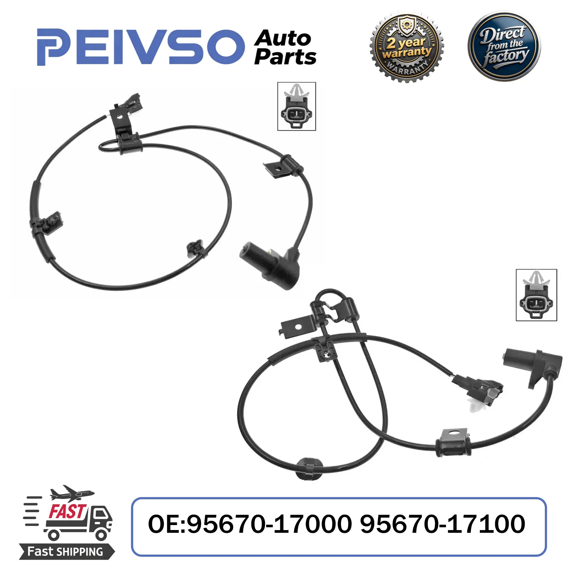 95670-17000 95670-17010 ABS Wheel Speed Sensor Front LH RH For Hyundai Kia Matrix 1.5 CRDi VGT 1.6 01-10 95670-17100 95670-17110
95670-17000 95670-17010 ABS Wheel Speed Sensor Front LH RH For Hyundai Kia Matrix 1.5 CRDi VGT 1.6 01-10 95670-17100 95670-17110
