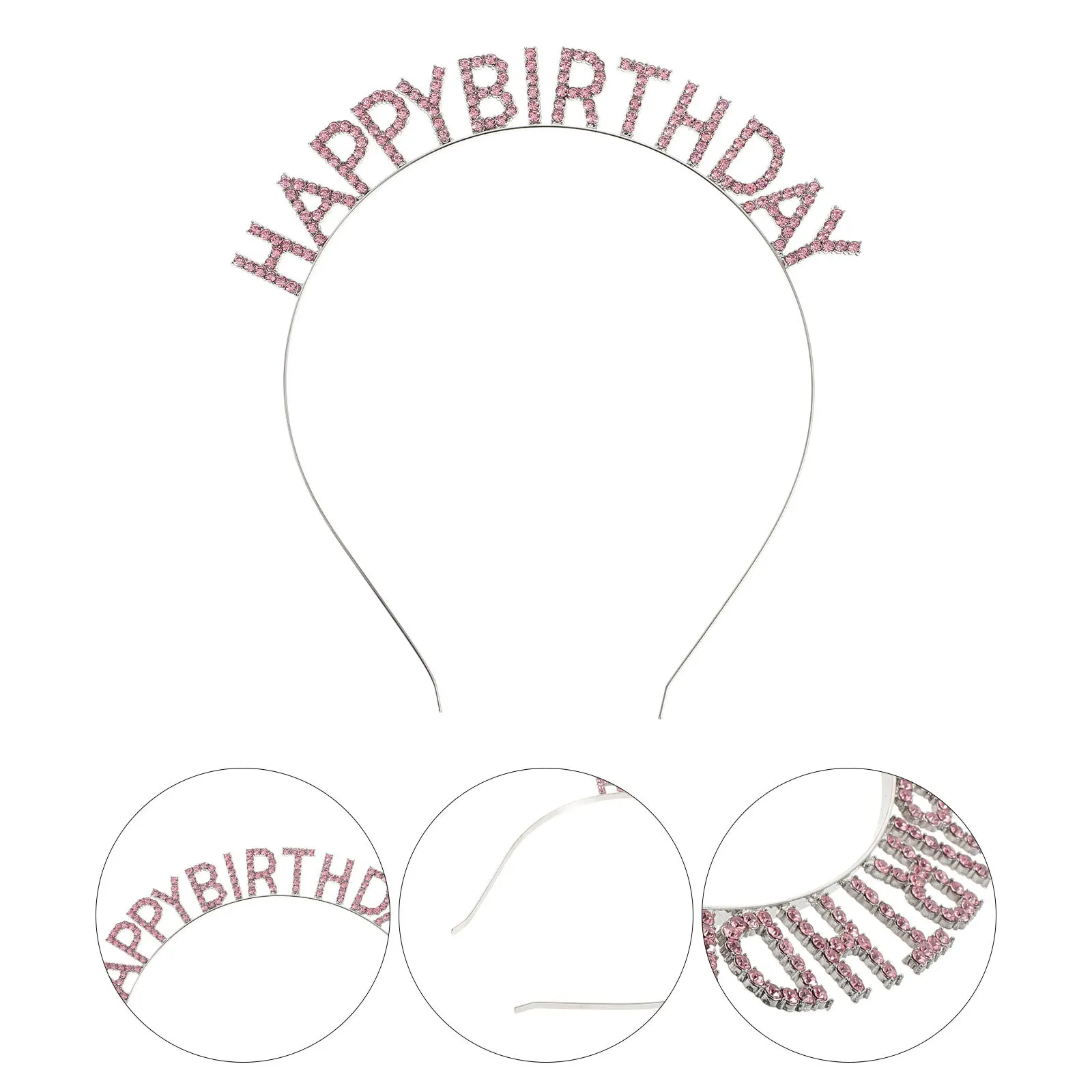 Birthday Headband Comfortable to Wear Hair Hoop Happy Letter Hairband Decorations Crown Costume Accessories Women 
Birthday Headband Comfortable to Wear Hair Hoop Happy Letter Hairband Decorations Crown Costume Accessories Women