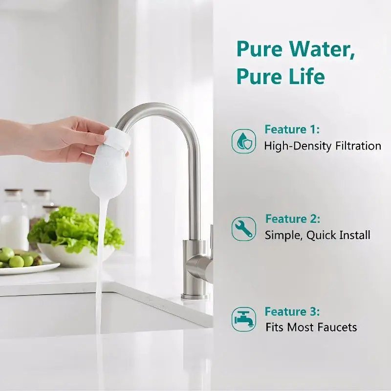 Faucet Filter Cotton Tap Water Mountain Spring Water Rust Impurities Faucet Filter Universal Water Purification Accessories
Faucet Filter Cotton Tap Water Mountain Spring Water Rust Impurities Faucet Filter Universal Water Purification Accessories