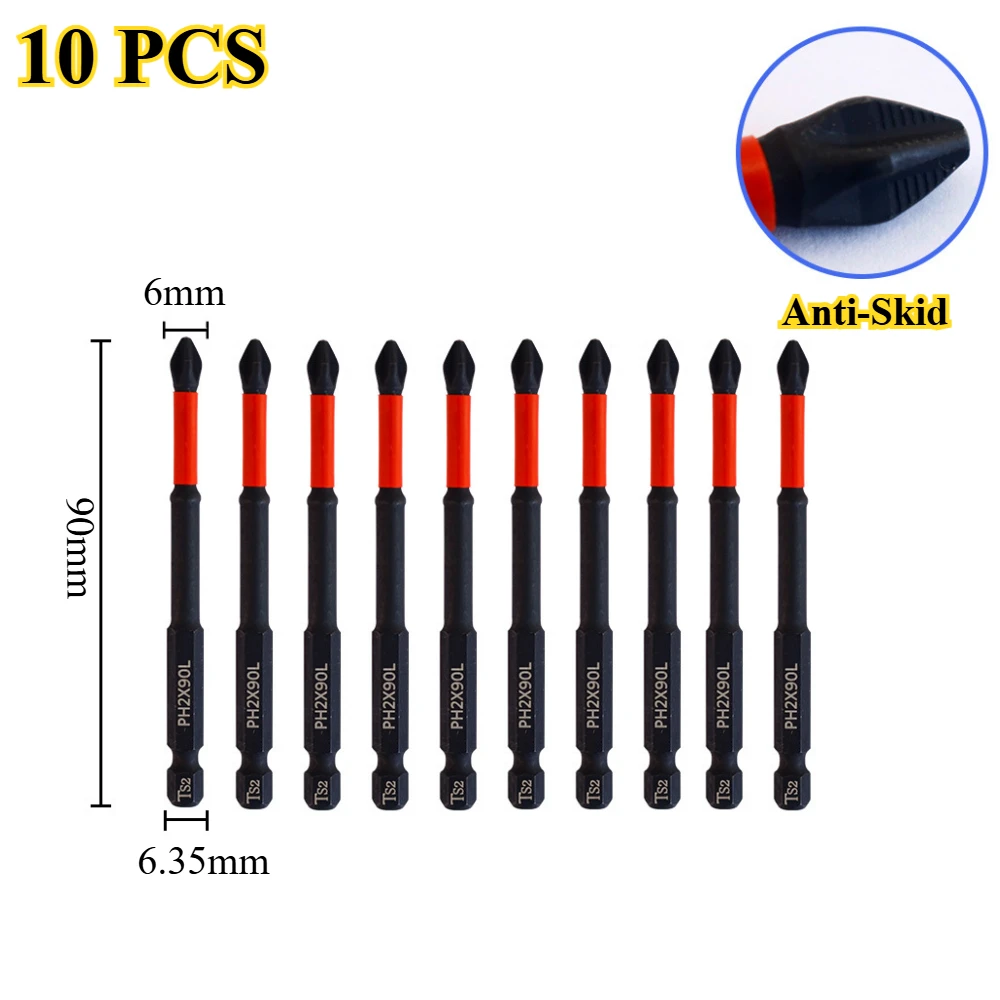 10pcs Magnetic PH2 Cross Screwdriver Set with Case Batch Head Impact Drill Bit Alloy Steel Cross Screwdriver
10pcs Magnetic PH2 Cross Screwdriver Set with Case Batch Head Impact Drill Bit Alloy Steel Cross Screwdriver