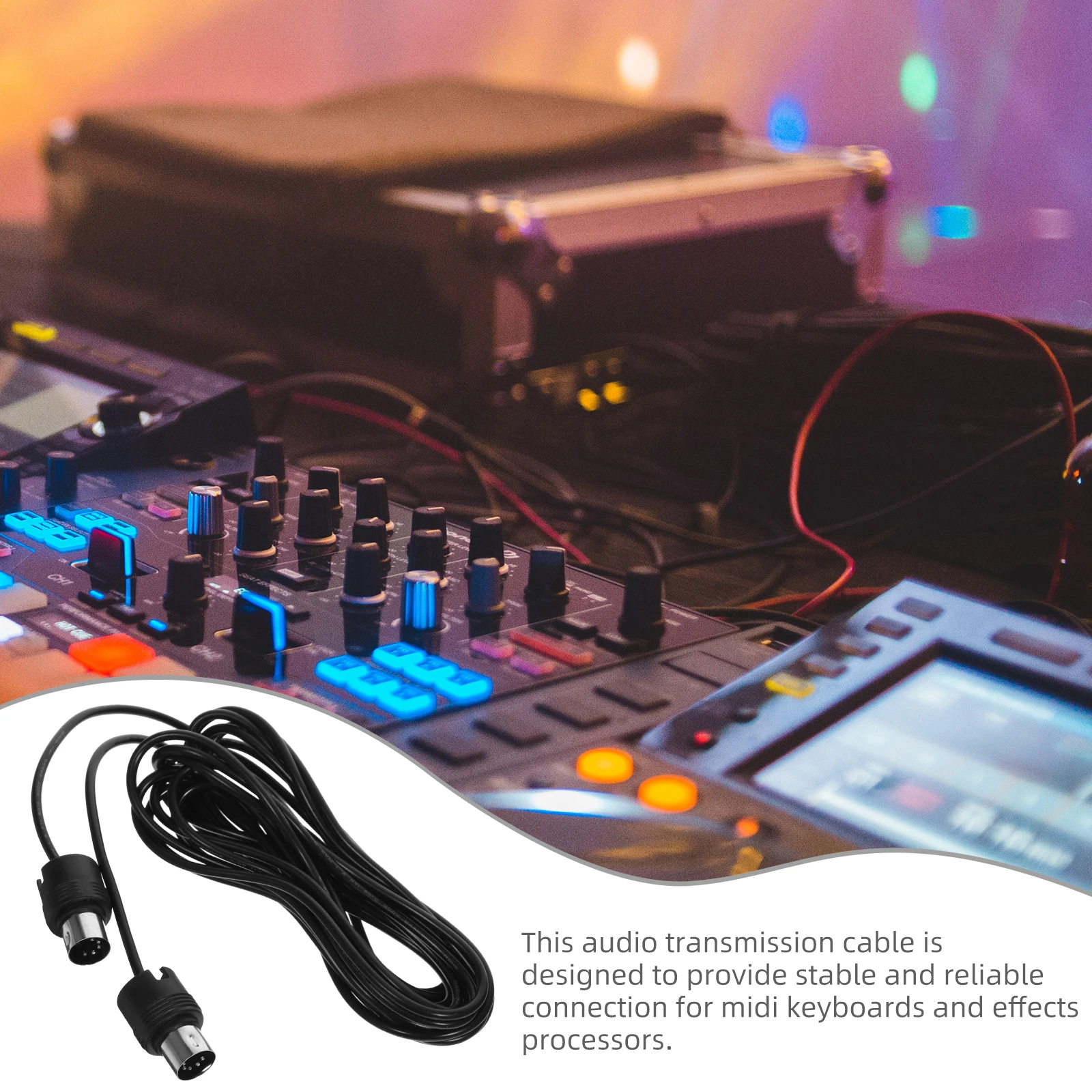 1 set 1 Set Midi Male To Male Audio Card Connecting Cable For Keyboard Drum Connection Durable 5-Pin Extension Cord Connector
1 set 1 Set Midi Male To Male Audio Card Connecting Cable For Keyboard Drum Connection Durable 5-Pin Extension Cord Connector