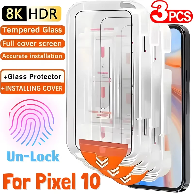 3-1pcs For Google Pixel 10 9 Pro XL 8A 8 7 7a 6a 5G High-definition Screen Protector Tempered Glass Accessories No Dust Easy Kit
3-1pcs For Google Pixel 10 9 Pro XL 8A 8 7 7a 6a 5G High-definition Screen Protector Tempered Glass Accessories No Dust Easy Kit