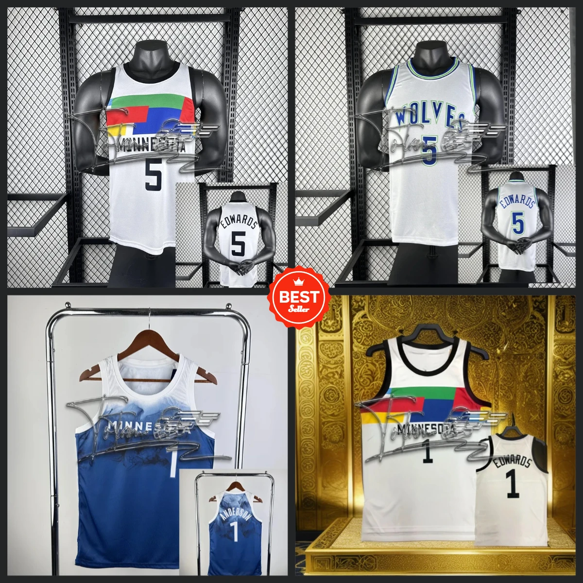 2025-26 EDWARDS Jersey Timberwolves No.5 Edwards Hanako Basketball vest male City Edition uniform 
2025-26 EDWARDS Jersey Timberwolves No.5 Edwards Hanako Basketball vest male City Edition uniform