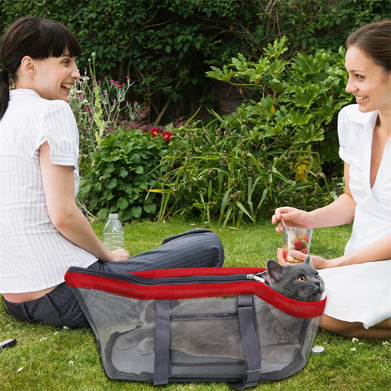 Pet hand-held net bag, breathable, pet bag for dogs going out, large-capacity hand-held dog bag, portable and foldable cat bag
Pet hand-held net bag, breathable, pet bag for dogs going out, large-capacity hand-held dog bag, portable and foldable cat bag