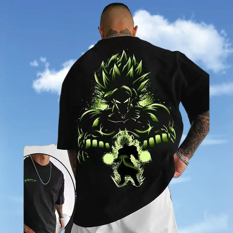 New Animation Dragon Ball Printing Cotton Short Sleeve T-Shirt Summer Trend Fashion Men Y2K Anime
New Animation Dragon Ball Printing Cotton Short Sleeve T-Shirt Summer Trend Fashion Men Y2K Anime