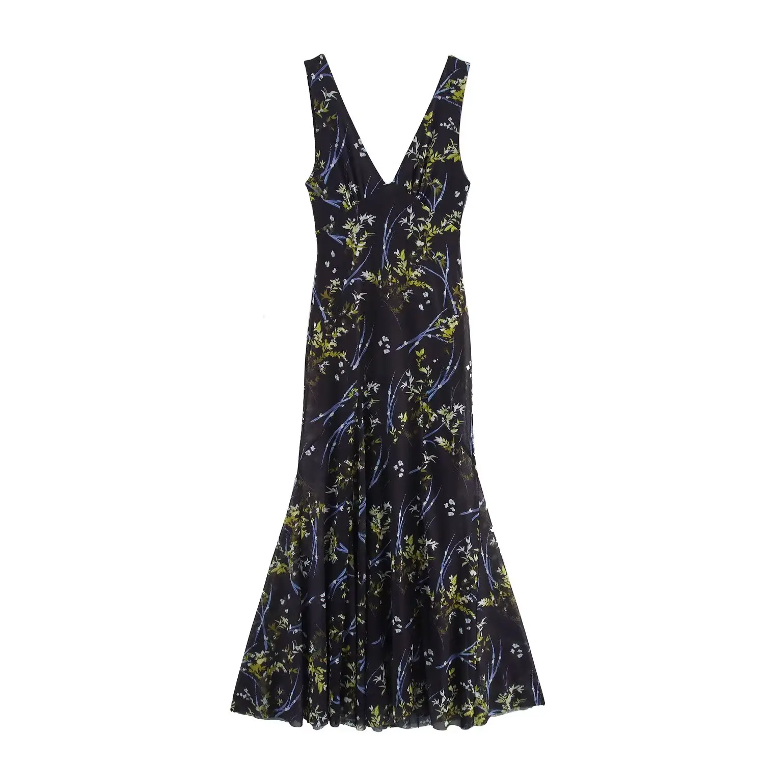 UNIZERA women's V-neck wide shoulder strap sleeveless floral print sleeveless temperament spring new dress
UNIZERA women's V-neck wide shoulder strap sleeveless floral print sleeveless temperament spring new dress