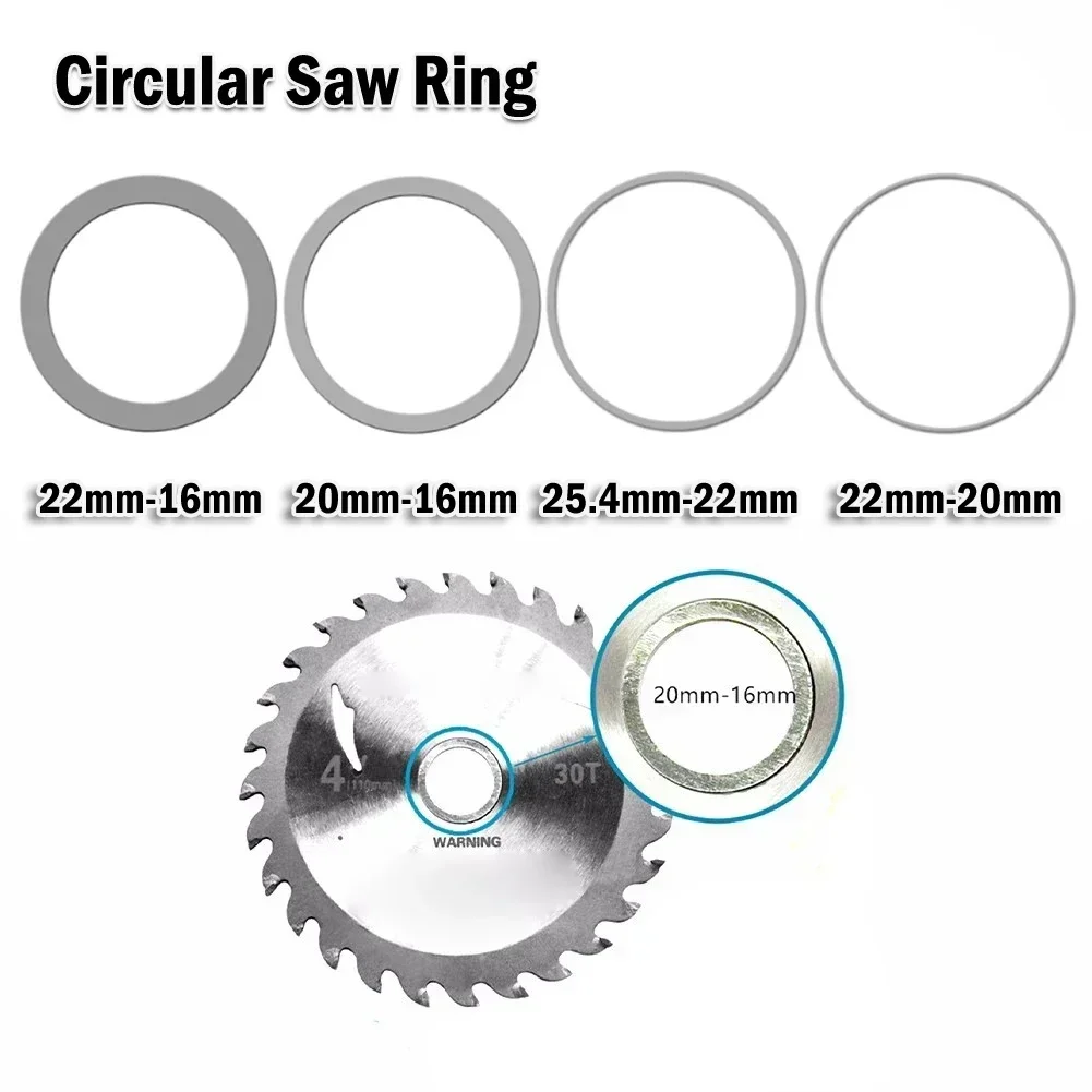 4pcs Circular Saw Ring Saw Blade Reducer Ring Washer Diameter Changer Gasket 20-16mm 22-16mm 22-20mm 22-25.4mm
4pcs Circular Saw Ring Saw Blade Reducer Ring Washer Diameter Changer Gasket 20-16mm 22-16mm 22-20mm 22-25.4mm