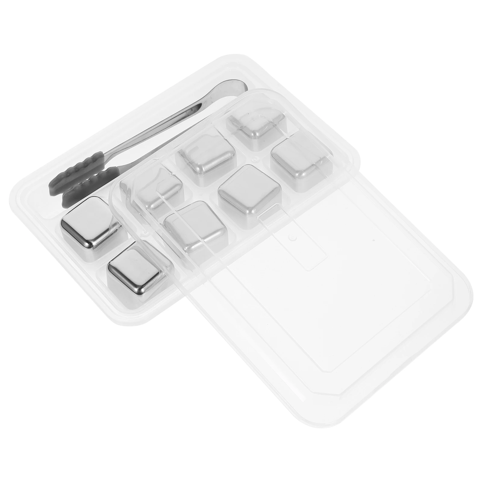 8 Pcs Cooling Stones Stainless Steel Ice Cubes Set With Tongs Perfect For Whiskey
8 Pcs Cooling Stones Stainless Steel Ice Cubes Set With Tongs Perfect For Whiskey
