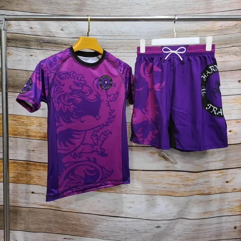 2026 New Trendy Fighting Suit: Quick-drying, Breathable Fitness Combat Short-sleeved Shirt + Shorts Two-Piece Set, Unisex
2026 New Trendy Fighting Suit: Quick-drying, Breathable Fitness Combat Short-sleeved Shirt + Shorts Two-Piece Set, Unisex