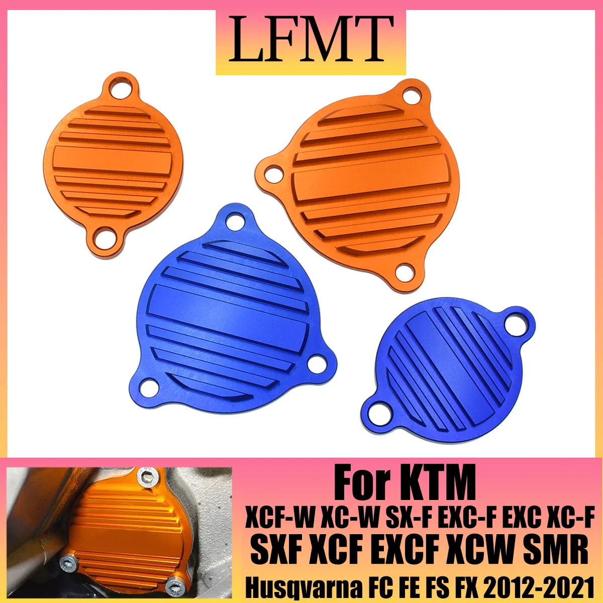 For KTM XCF-W XC-W SX-F EXC-F EXC XC-F Six Days 250 350 450 500 2013-2020 Motorcycle Oil Pump Cover Guard Oil Filter Cover Cap
For KTM XCF-W XC-W SX-F EXC-F EXC XC-F Six Days 250 350 450 500 2013-2020 Motorcycle Oil Pump Cover Guard Oil Filter Cover Cap
