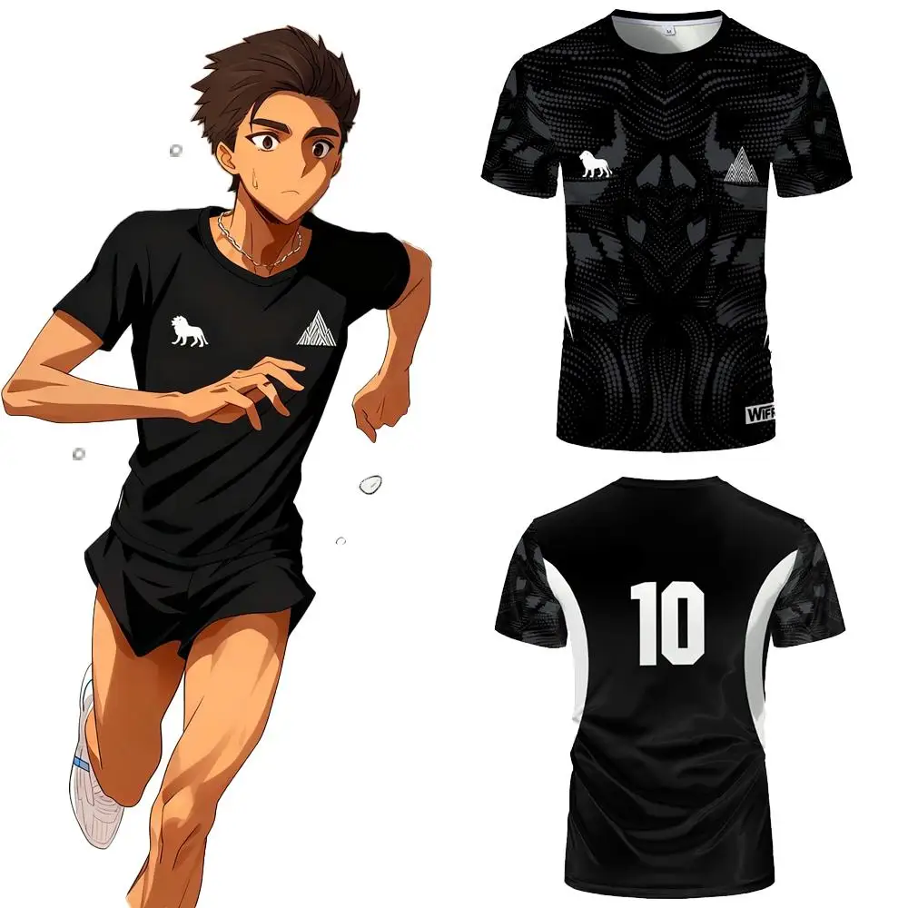 Men's Black 3D Printed Sportswear Outdoor Sports Training Fitness T-Shirt Breathable Quick Dry Crew Neck Top Customizable
Men's Black 3D Printed Sportswear Outdoor Sports Training Fitness T-Shirt Breathable Quick Dry Crew Neck Top Customizable