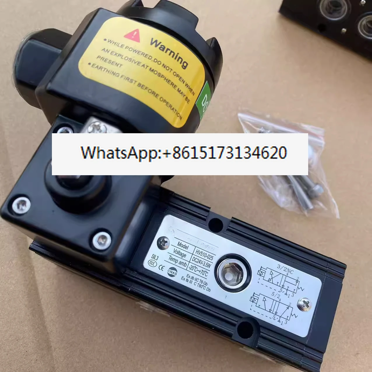 Integrated explosion-proof solenoid valve HV510-025 BDV510C5-024 explosion-proof pneumatic valve
Integrated explosion-proof solenoid valve HV510-025 BDV510C5-024 explosion-proof pneumatic valve