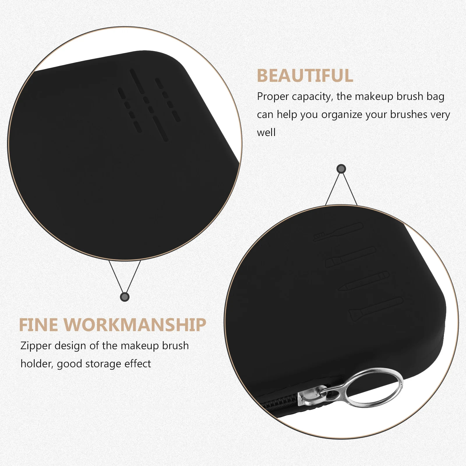 Silicone Travel Makeup Brush Holder Organizer Portable Cosmetics Bag Lightweight Makeup Pouch for Women Travel and Outdoor Use
Silicone Travel Makeup Brush Holder Organizer Portable Cosmetics Bag Lightweight Makeup Pouch for Women Travel and Outdoor Use