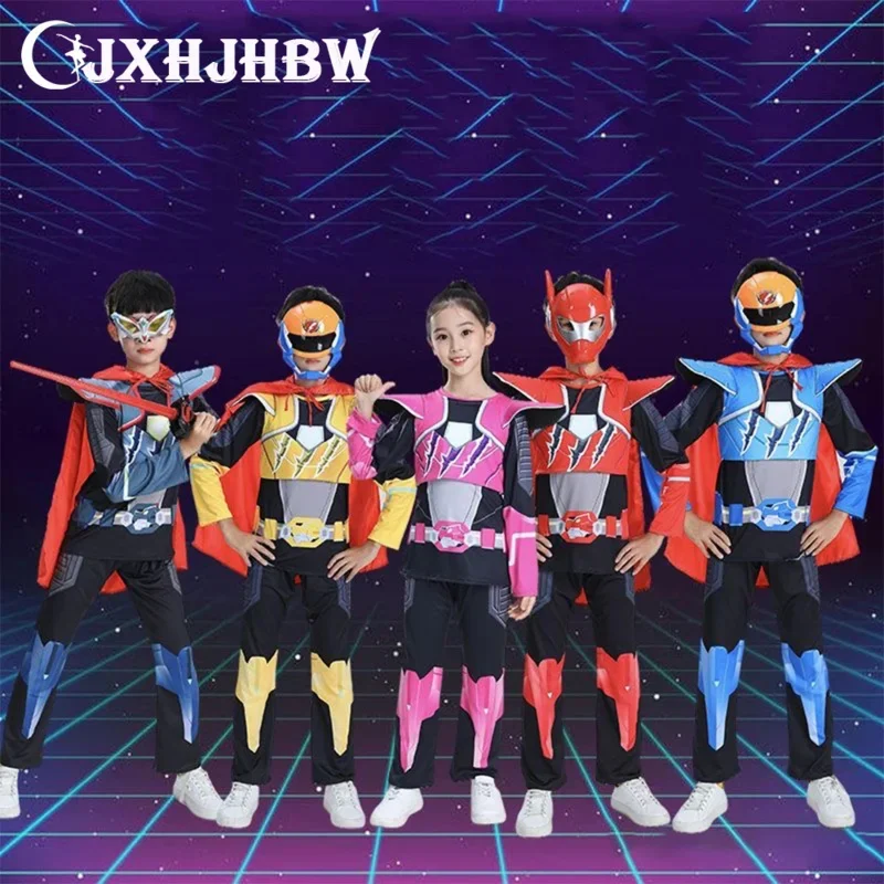 Bear House Anime At JXHJHBW Kids Mini Force X Cosplay Costume VOLT SAMI LUSI MAX Role play Top and Pants Mask Suit Hallowee Yk3
Bear House Anime At JXHJHBW Kids Mini Force X Cosplay Costume VOLT SAMI LUSI MAX Role play Top and Pants Mask Suit Hallowee Yk3