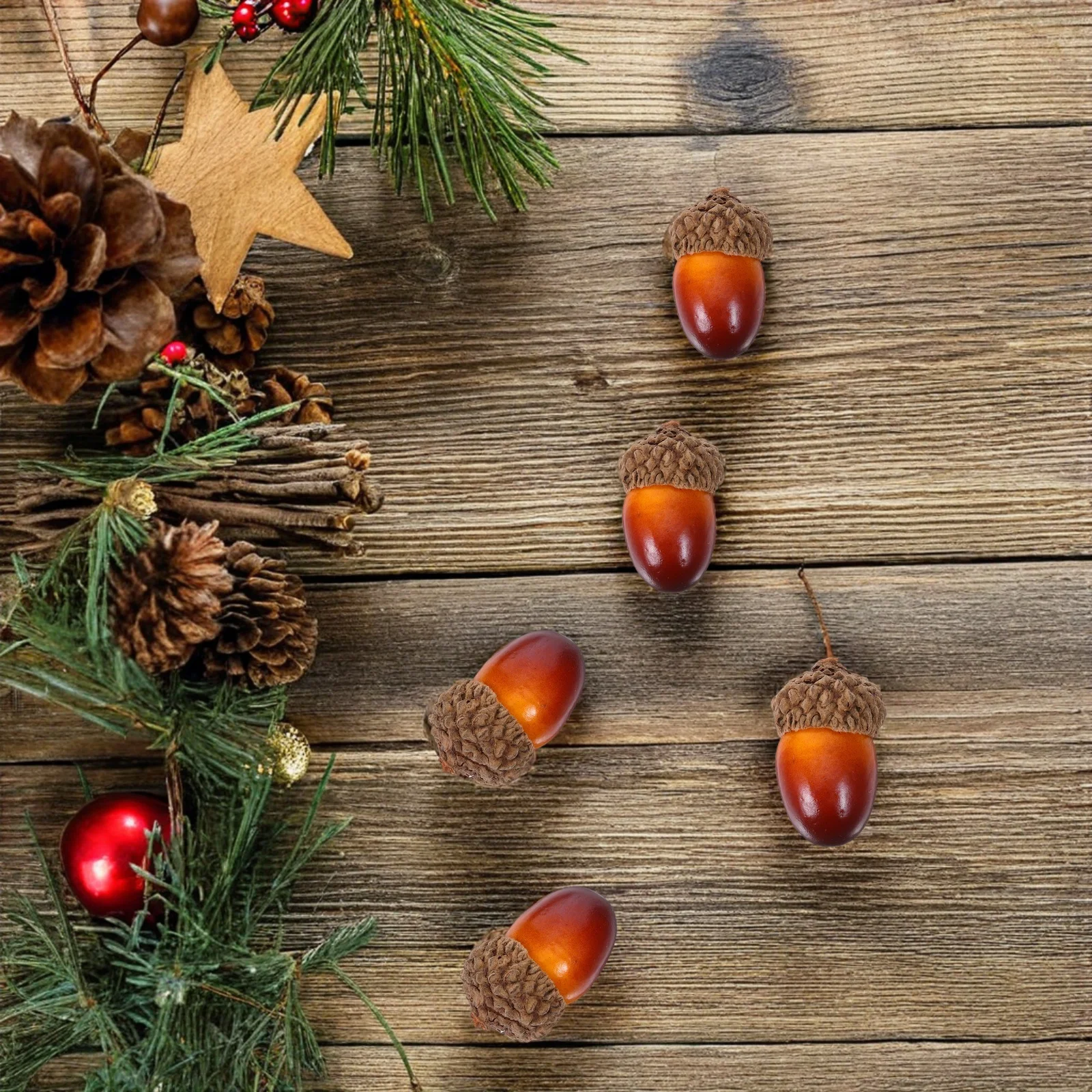 60Pcs Artificial Acorns Realistic Foam Lightweight Simulation for Fall Home Decor DIY Crafts Kitchen Filler
60Pcs Artificial Acorns Realistic Foam Lightweight Simulation for Fall Home Decor DIY Crafts Kitchen Filler