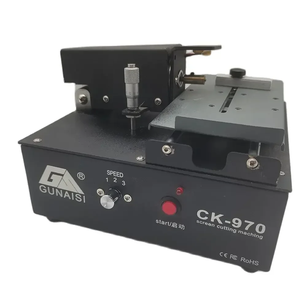 CK-970 Регулируемый станок для резки ЖК-экрана для мобильного телефона, изогнутый плоский экран, инструменты для разделения стекла
CK-970 Регулируемый станок для резки ЖК-экрана для мобильного телефона, изогнутый плоский экран, инструменты для разделения стекла