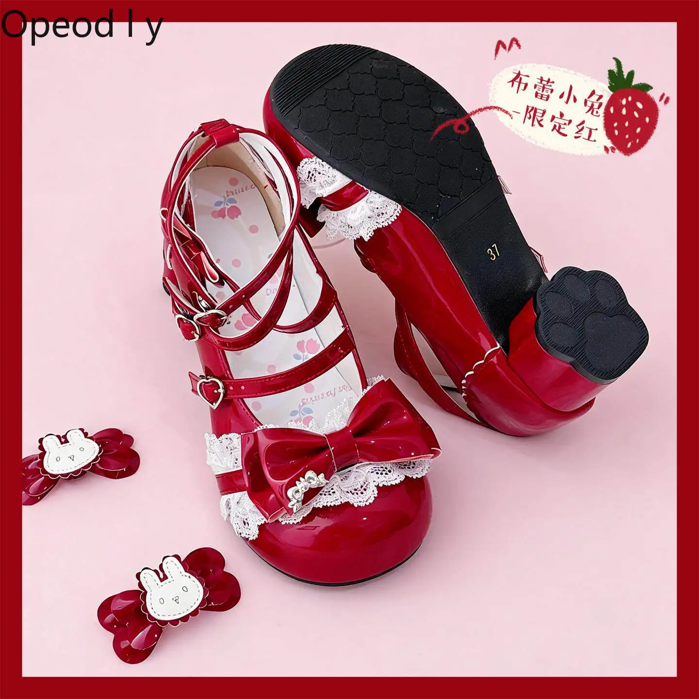 Original Lolita Sweet and Cute Bow Round Head Single Shoes Spring New Fashion Temperament Kawaii Student Mary Jane Women's Shoes
Original Lolita Sweet and Cute Bow Round Head Single Shoes Spring New Fashion Temperament Kawaii Student Mary Jane Women's Shoes