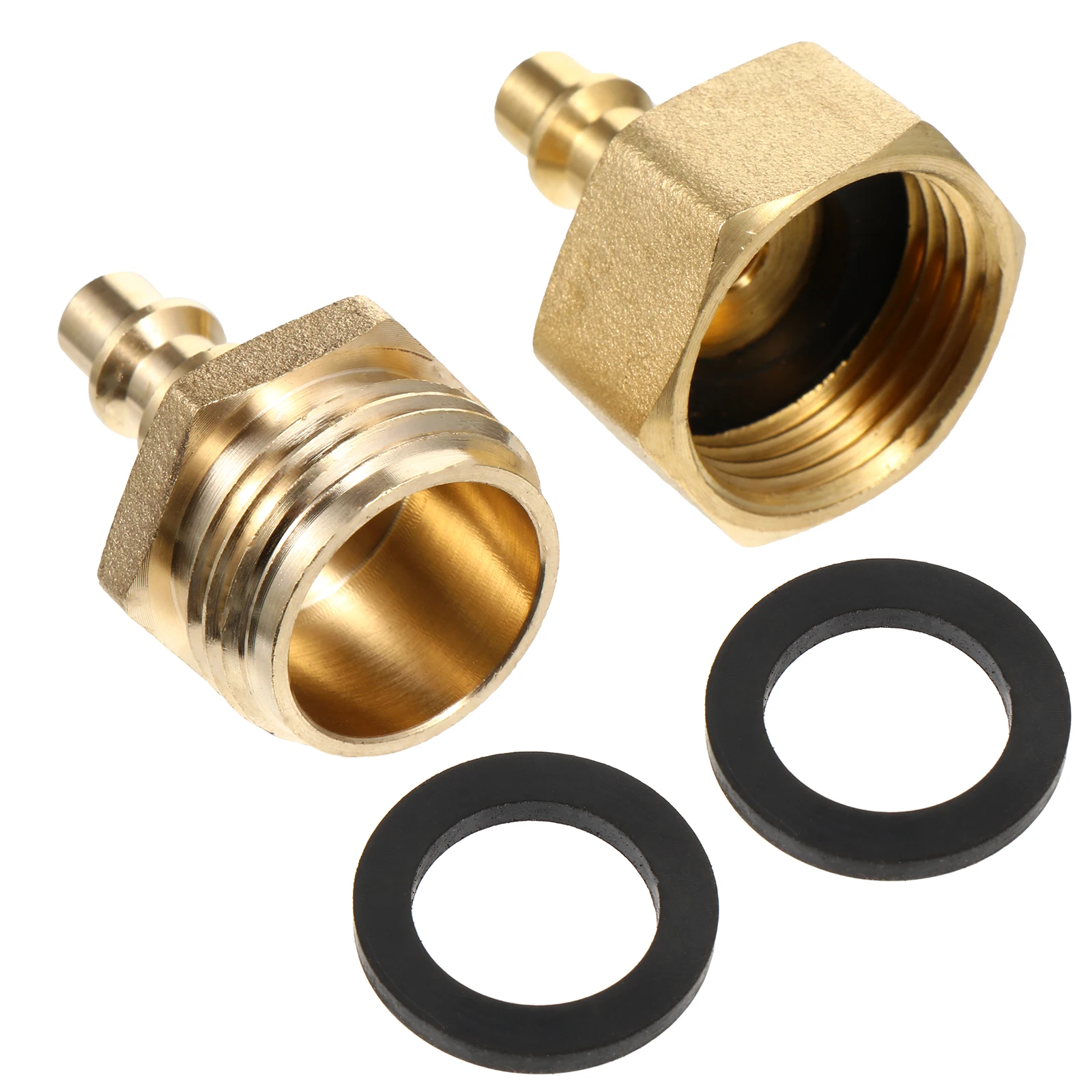 2 pcs Quick Connector Heavy Duty Watering Joint Thread Adapter Hose Fitting Male Pipe Durable RustProof
2 pcs Quick Connector Heavy Duty Watering Joint Thread Adapter Hose Fitting Male Pipe Durable RustProof