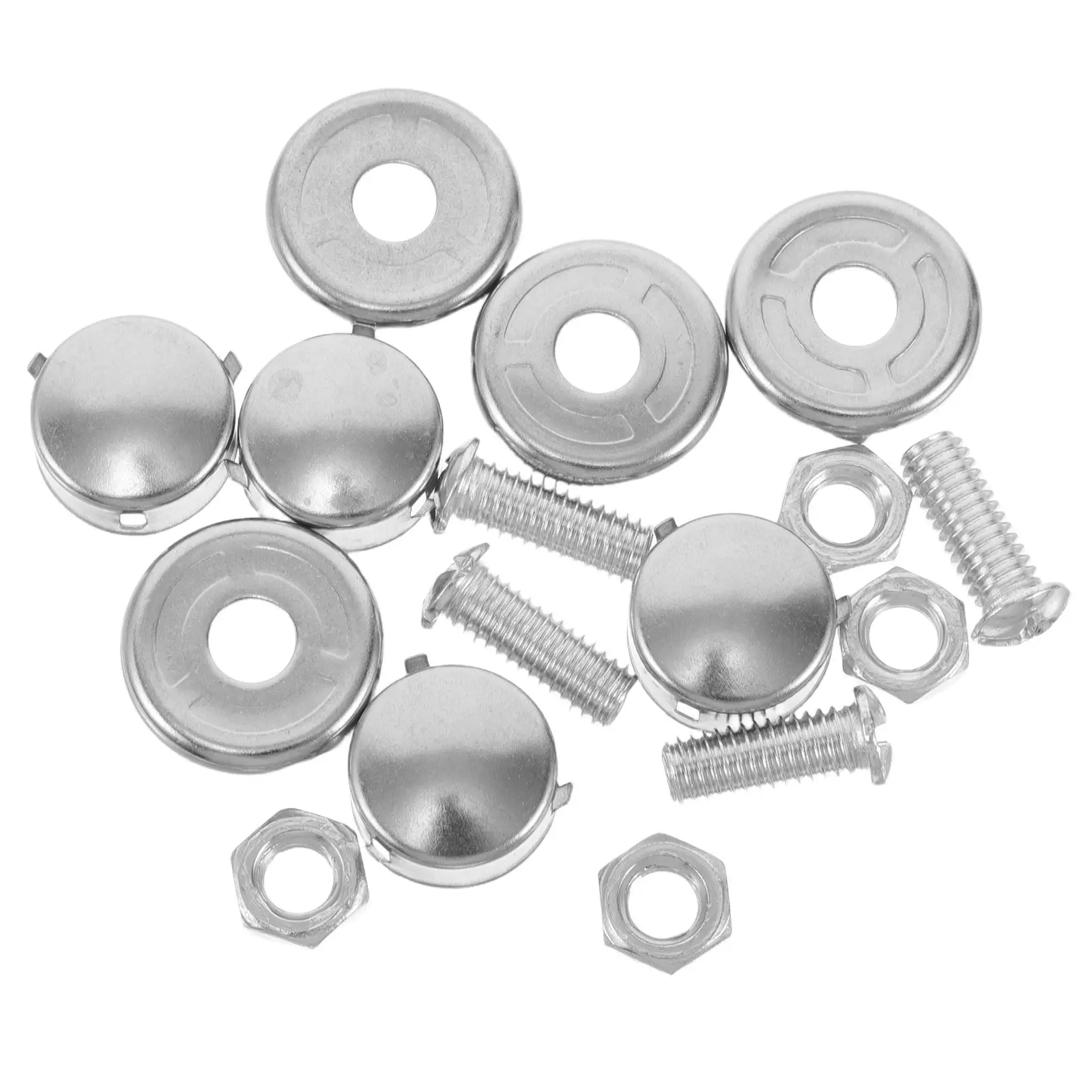 2PacksLicensePlateScrewsStainlessSteelNutsCapsBuckle LightweightDurable CarAccessories Hardware
2PacksLicensePlateScrewsStainlessSteelNutsCapsBuckle LightweightDurable CarAccessories Hardware