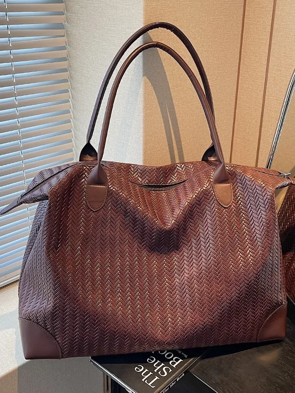 GBP Flagip Large Capaci Travel Fitn Bag Men's Single oulder Woven Bag Commuter Travel Bag Leather Handbag
GBP Flagip Large Capaci Travel Fitn Bag Men's Single oulder Woven Bag Commuter Travel Bag Leather Handbag