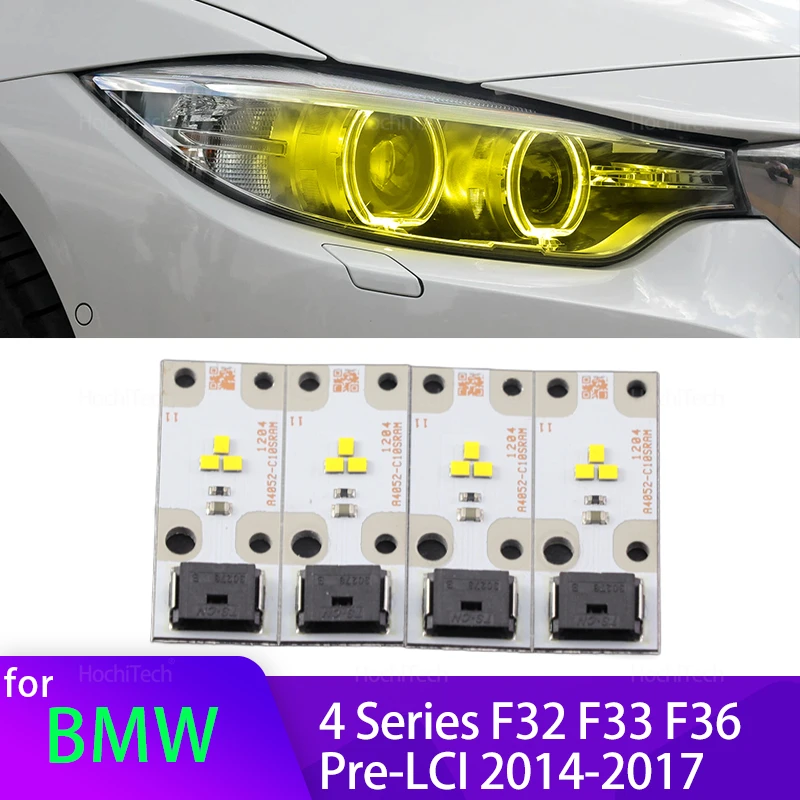 Желтая DRL лампа «ангельские глазки» для BMW 4-й серии F32 F33 F36 Pre-LCI 2014-2017, светодиодная фара дневного света 63117263051
Желтая DRL лампа «ангельские глазки» для BMW 4-й серии F32 F33 F36 Pre-LCI 2014-2017, светодиодная фара дневного света 63117263051