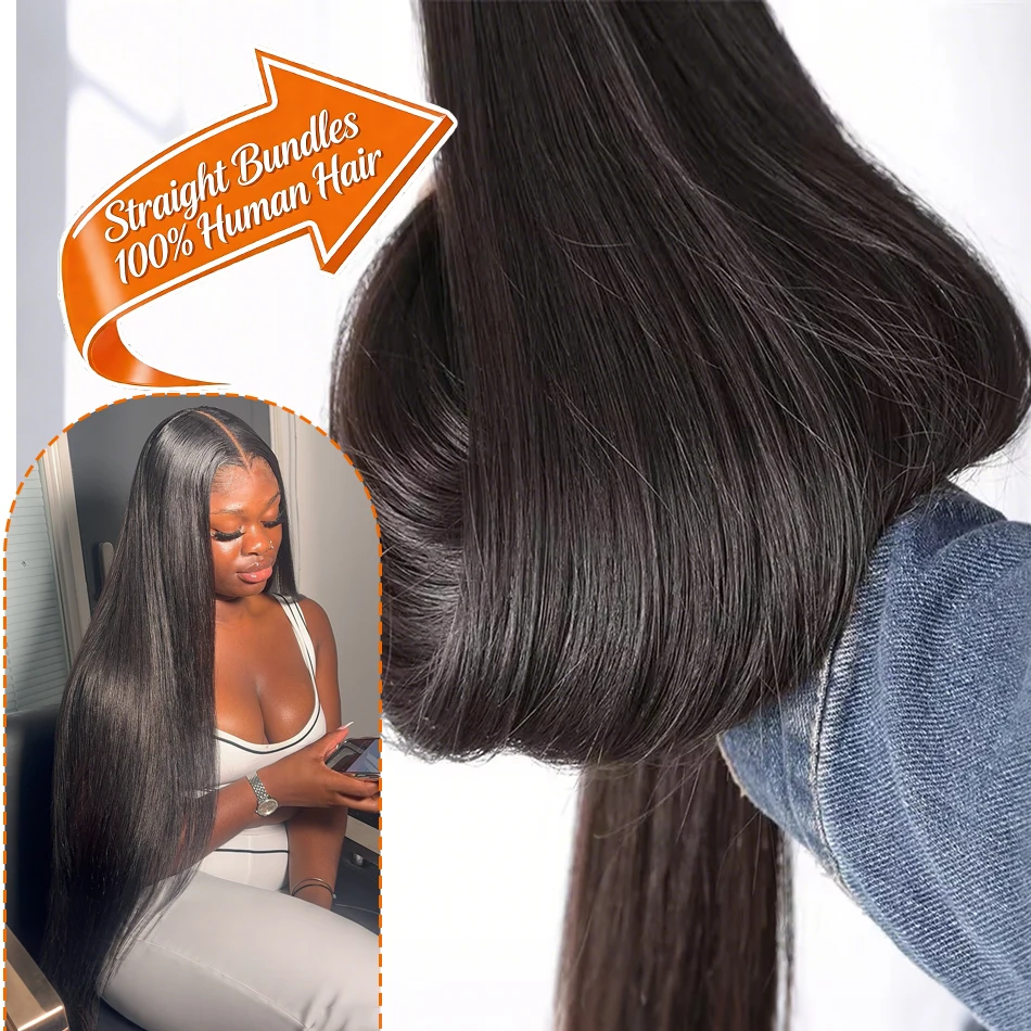Straight Bundles Human Hair 24 26 28 Inch Unprocessed Straight Human Hair Quick Weave Hair 4 Bundles Virgin Hair Extensions
Straight Bundles Human Hair 24 26 28 Inch Unprocessed Straight Human Hair Quick Weave Hair 4 Bundles Virgin Hair Extensions