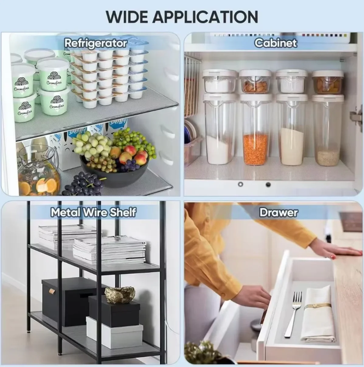 30/60cm 1.5/5M Drawer Mat Shelf Cover Liners Non Slip Waterproof Closet Placemat Table Pad Cabinet Oil-proof Liners Non-Adhesive
30/60cm 1.5/5M Drawer Mat Shelf Cover Liners Non Slip Waterproof Closet Placemat Table Pad Cabinet Oil-proof Liners Non-Adhesive