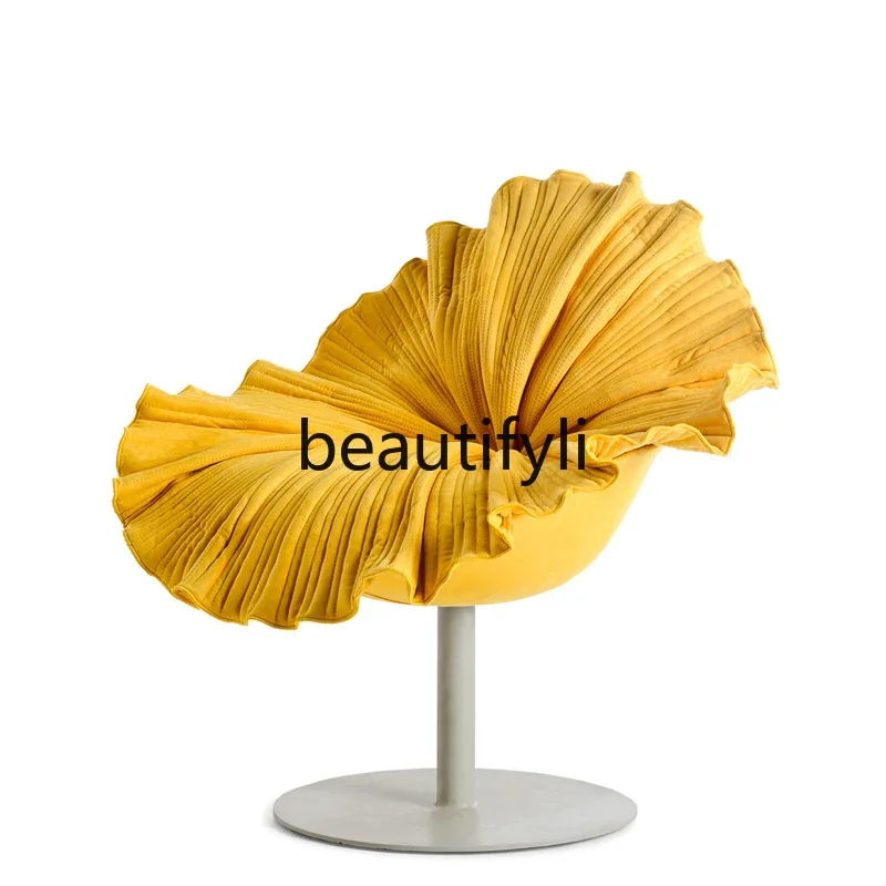 Italian living room light luxury creative single rotating sofa chair lotus leaf chair
Italian living room light luxury creative single rotating sofa chair lotus leaf chair