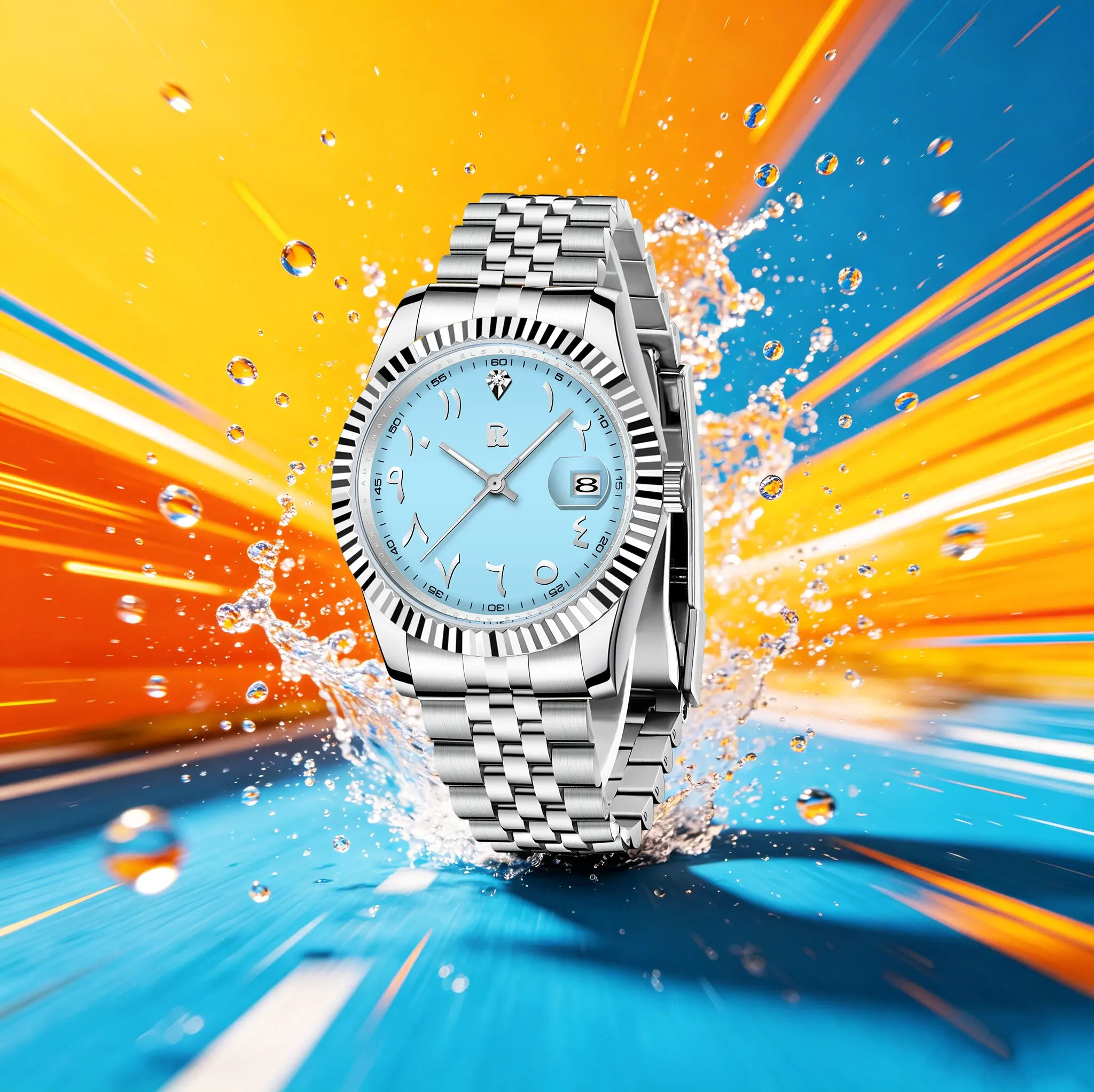 ROSSITIMI Outstanding Temperament Men Mechanical Watch High-End Vibe Stainless Steel Sapphire Glass Luminous Pointer Dive Watch
ROSSITIMI Outstanding Temperament Men Mechanical Watch High-End Vibe Stainless Steel Sapphire Glass Luminous Pointer Dive Watch