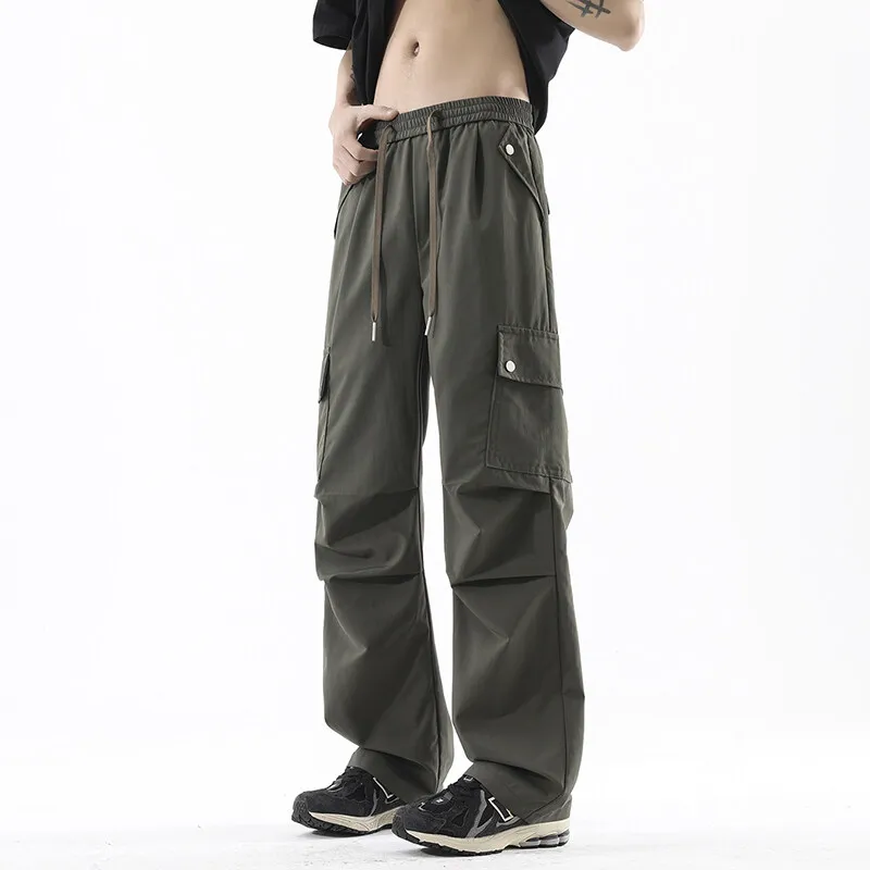 New 2025 Spring/Summer Men's Solid Color Cargo Pants Outdoor Lightweight Functional Casual Pant Outdoor Tactical Joggers Trouser
New 2025 Spring/Summer Men's Solid Color Cargo Pants Outdoor Lightweight Functional Casual Pant Outdoor Tactical Joggers Trouser