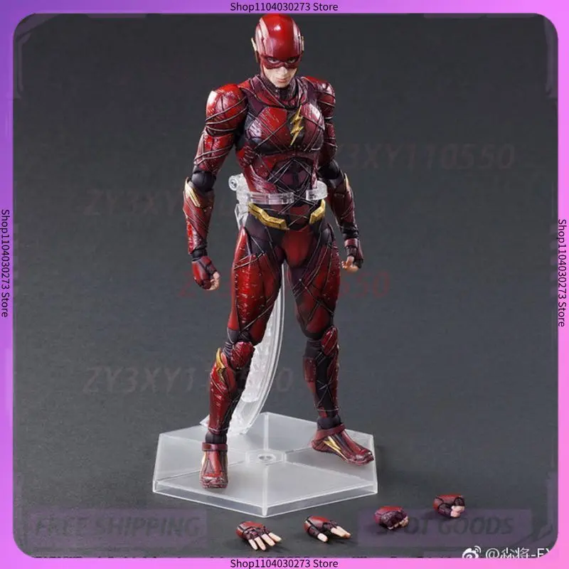 Фигурка супергероя Флаша из Лиги справедливости, статуэтка в движении, модель игрушки, 28 см
Фигурка супергероя Флаша из Лиги справедливости, статуэтка в движении, модель игрушки, 28 см