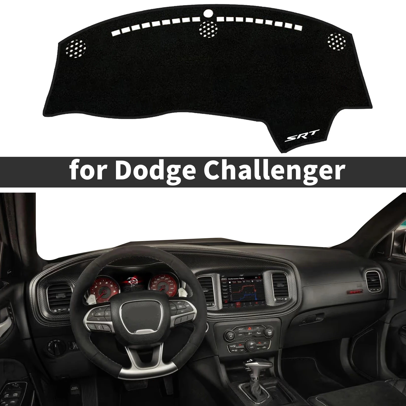 Car Dashboard Mat for Dodge Challenger 2015-2023 Dashmat Sunshade Protective Carpet Dash Mat
Car Dashboard Mat for Dodge Challenger 2015-2023 Dashmat Sunshade Protective Carpet Dash Mat