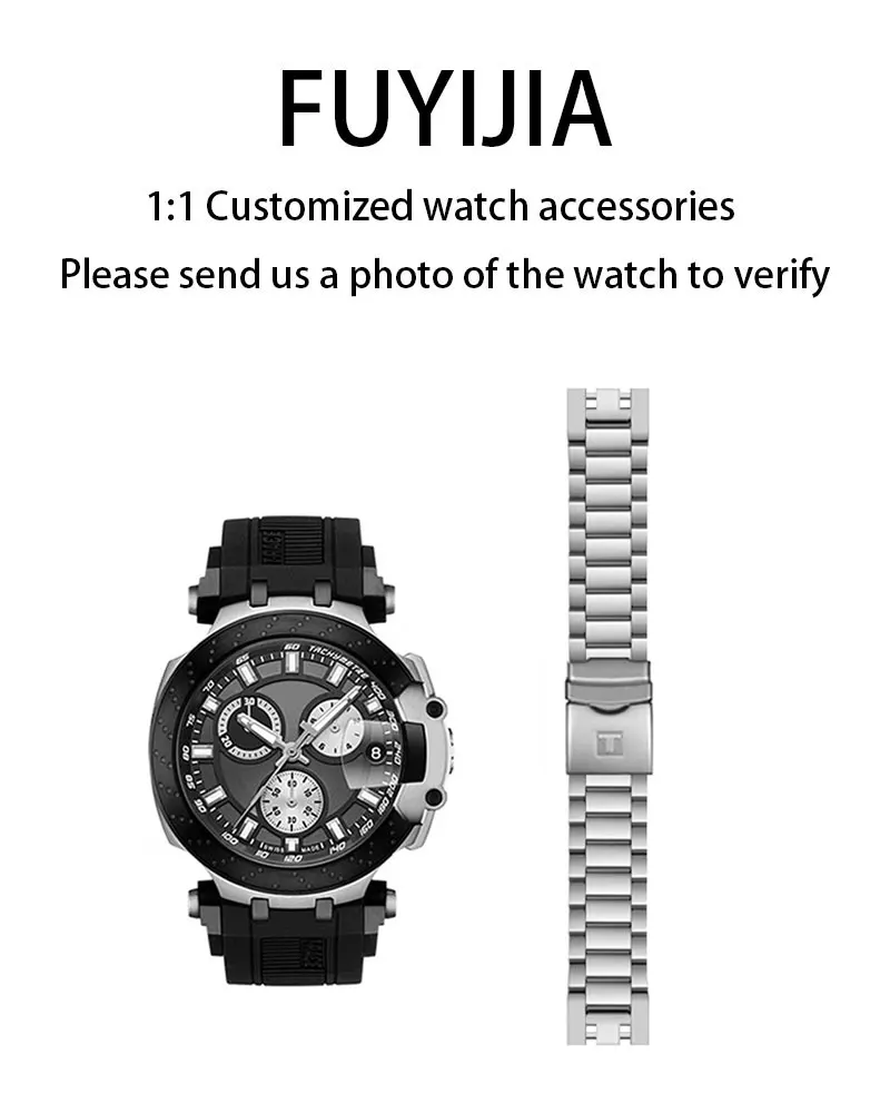 FUYIJIA Custom T-issot T-SPORT T115 оригинальный ремешок для часов 22 мм интерфейс в форме зуба браслет из нержавеющей стали складной ремешок с пряжкой
FUYIJIA Custom T-issot T-SPORT T115 оригинальный ремешок для часов 22 мм интерфейс в форме зуба браслет из нержавеющей стали складной ремешок с пряжкой