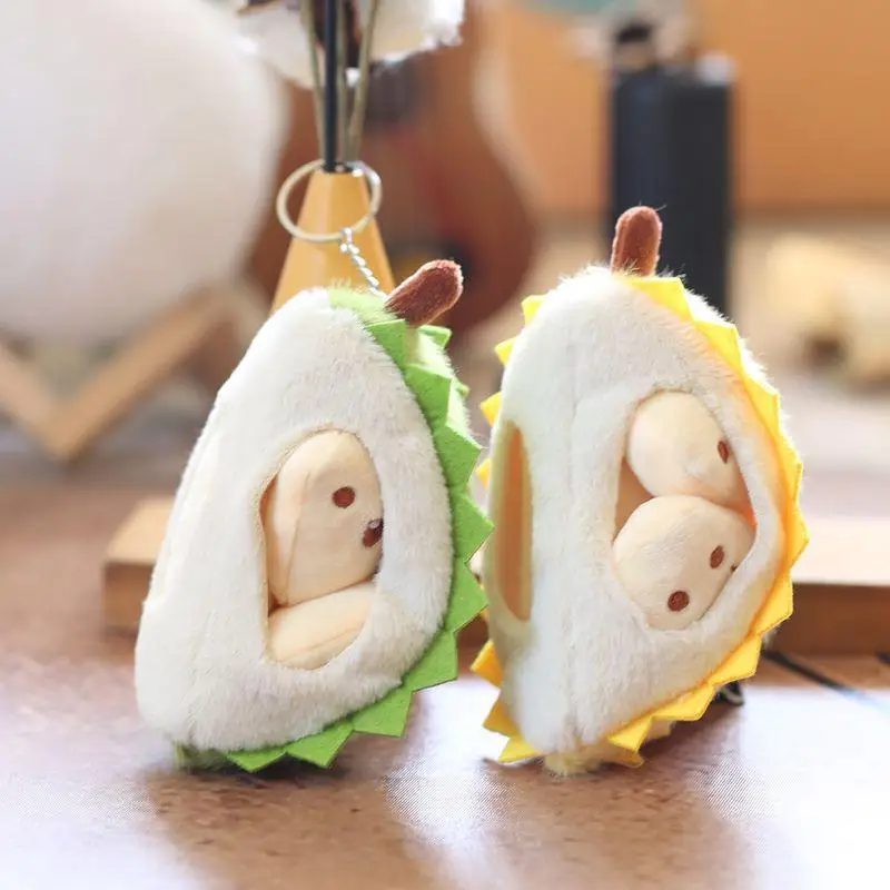 ♥1Pc Cute Fruit Durian Pendant Plush Toy Schoolbag Pendant Doll Keychain Car Keychain Pendant Couple Keychain Gift
♥1Pc Cute Fruit Durian Pendant Plush Toy Schoolbag Pendant Doll Keychain Car Keychain Pendant Couple Keychain Gift